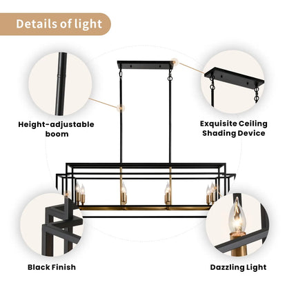 Retro Industrial Chandelier for Table Dining Room Kitchen Island Bar Light Pendant Lighting Lamps Home Decor Lusters Luminaires