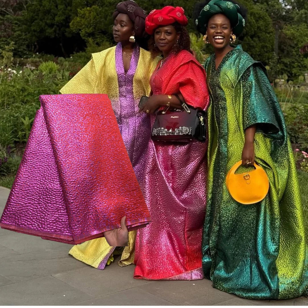 SJD LACE African Nigerian Brocade Lace Fabrics 2025 US Shipping Jacquard French Damask Lace For Sewing Women Party Dresses 4152