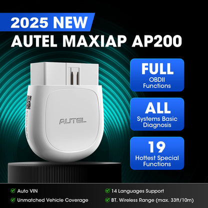 Autel AP200 Bluetooth Car OBD2 Scanner Automotivo TPMS Code Reader Car Diagnostic Tool Full Systems Scan Tools before 2017
