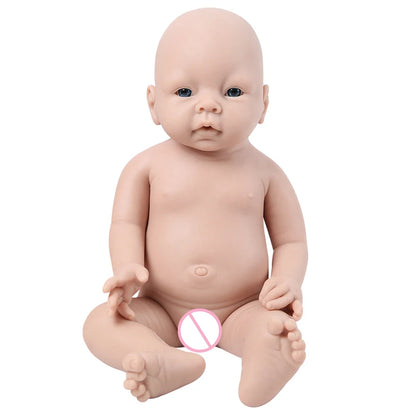 Authentic 100% Silicone Unpainted Reborn Baby Dolls Shipped from USA Warehouse Wholesale Realistic Baby Dolls for Kids Bebe Toys