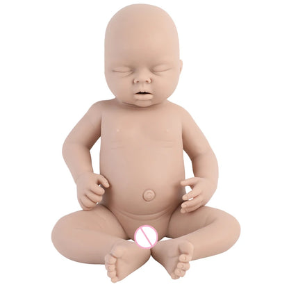 IVITA Silicone Reborn Baby Doll Unpainted Realistic Lifelike Girl Toy for Children Wholesale Lifelike Bebe Dolls