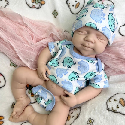 Handmade 19Inch Pascale Platinum Silicone Reborn Baby Boy Unpainted & Painted Washable Doll Gift for Doll Lovers Collector