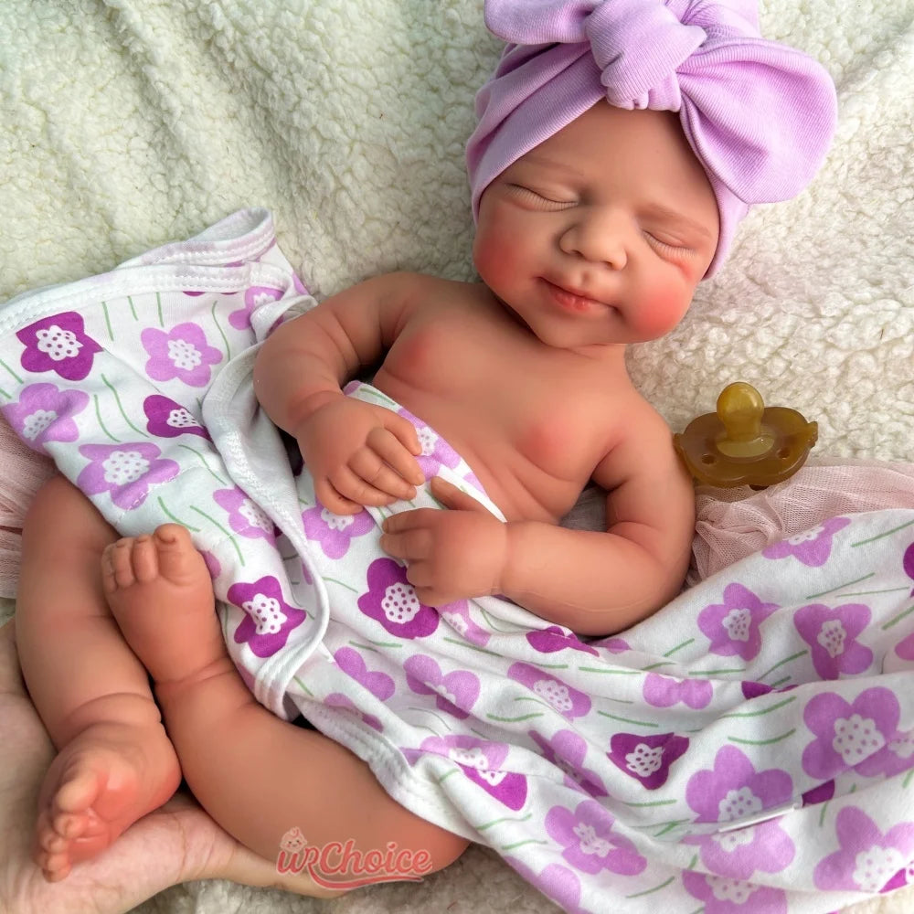 Handmade 19Inch Pascale Platinum Silicone Reborn Baby Boy Unpainted & Painted Washable Doll Gift for Doll Lovers Collector