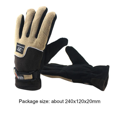 Winter Gloves Waterproof Windproof Warm Full Finger Gloves For Outdoor Sport Ski Bicycle Motorcycle Cycling Thermal Warm Gloves