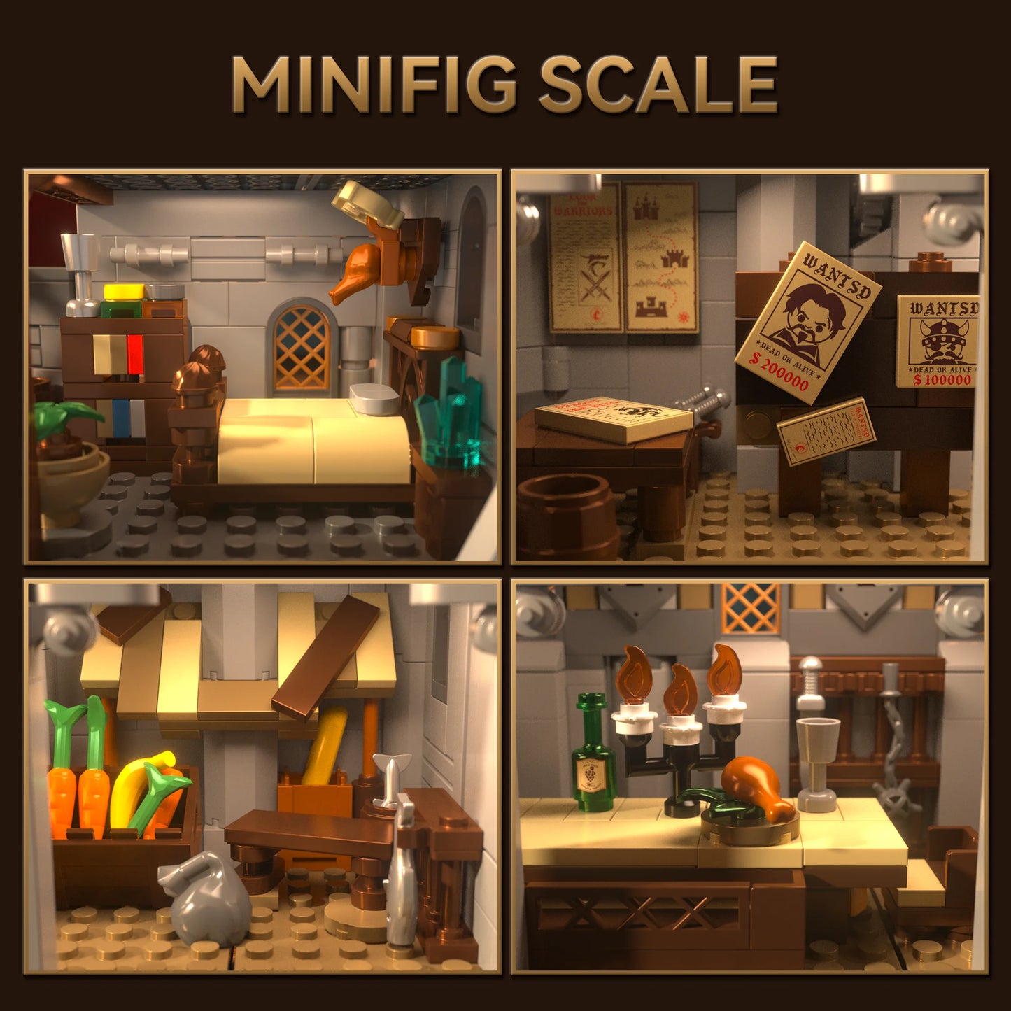 2484PCS Sword of Holy Spirit Castle Building Blocks Model Toys Sets Small Particle MOC Street View Bricks For Christmas Gifts