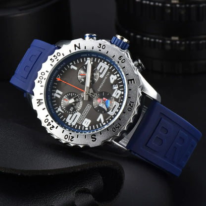 Men's Luxury Business Chronograph Watch - Multi-Function Quartz, Durable Date AAA+ Quality, Professional Style