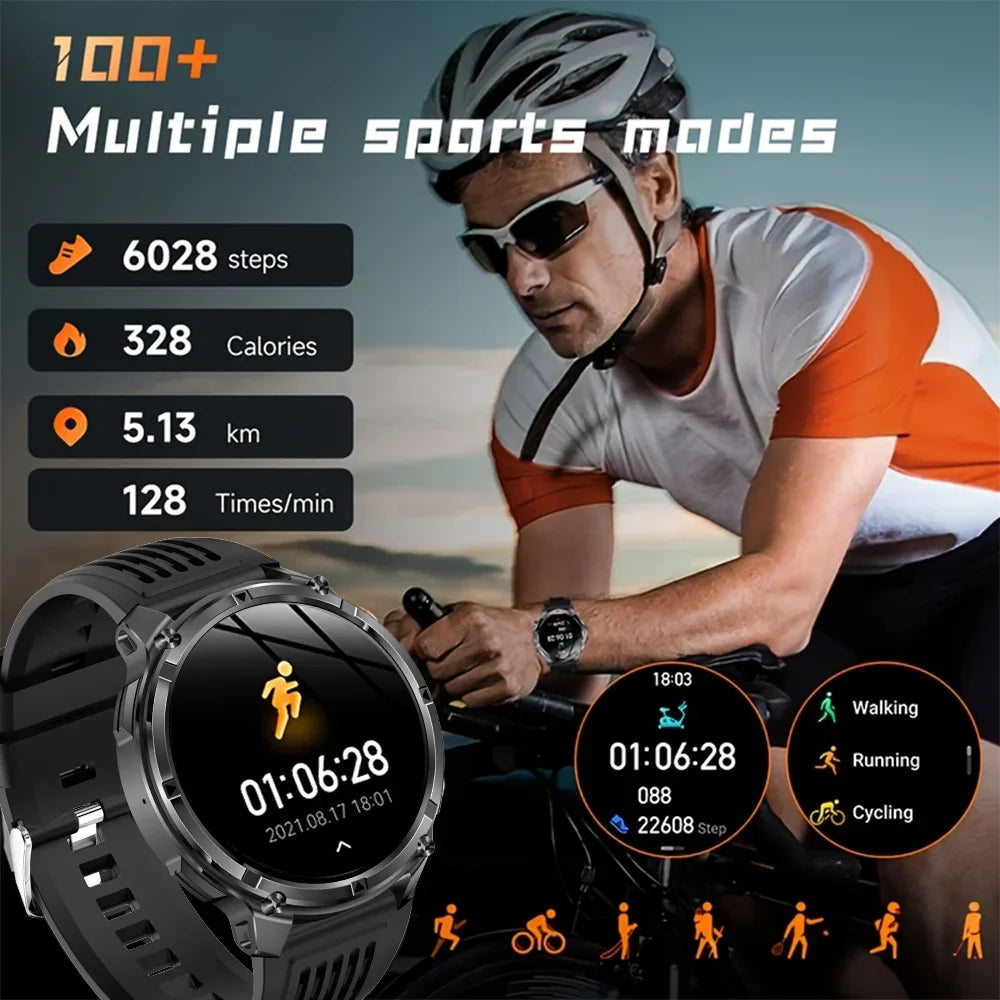 New T-Rex3 Ultra 1100mAh Battery Smart Watch GPS Track Compass IP69K Waterproof Sports tracker Outdoors Military Smartwatches