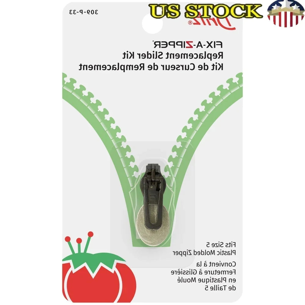 Plastic Zipper Repair Slider Replacement Tool Easy Installation No Sew Solution Size 5 Zippers Prolong Zipper Life