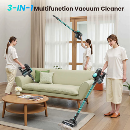 INSE N3T Cordless Vacuum Cleaner 20Kpa 6 in 1 Lightweight Stick Vacuum Up to 40mins Runtime for Home Carpet Pets Hair Hard Floor