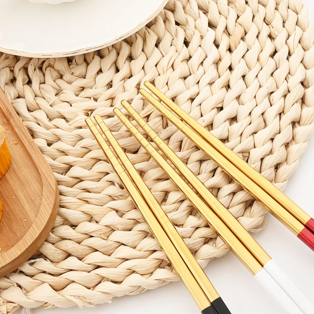 24pcs Silver Stainless Steel Cutlery Set Mirror Dinnerware Set Fork Knife Spoon Chopsticks Tableware Teaspoon Cake Fork Flatware