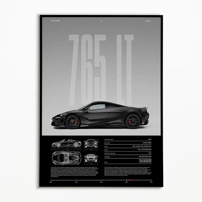 Black & White Famous Cars Posters Classic Car Photography Print Man Cave Canvas Painting Wall Art Pictures for Home Decoration