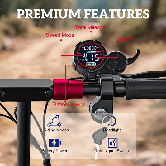 FREEBOY J11PLUS/J11MAX/J01 1200/800W Off-road Electric Scooter with Seat, 1-year Quality Guarantee Foldable Commuting E-scooter