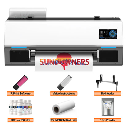 EU/US Stock A3 XP600 DTF Printer Printer Impresora A3 DTF Printer With OvenTransfer Printer Direct to Film Print T-Shirt Printer