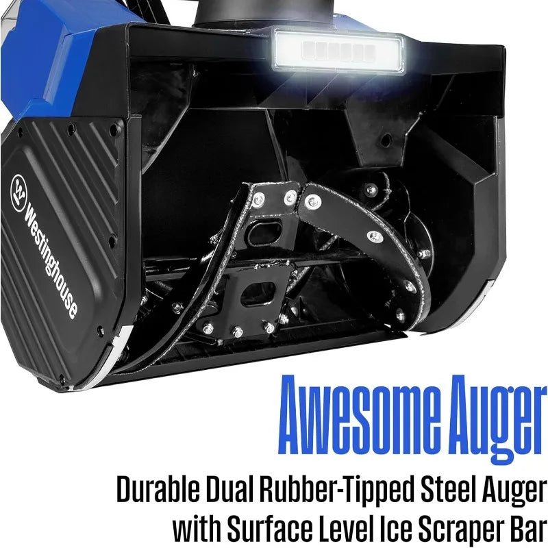 48V Brushless Snow Blower Kit | 18in Steel Auger & LED Light | 25ft Snow Throwing Distance | Snow Joe Compatible