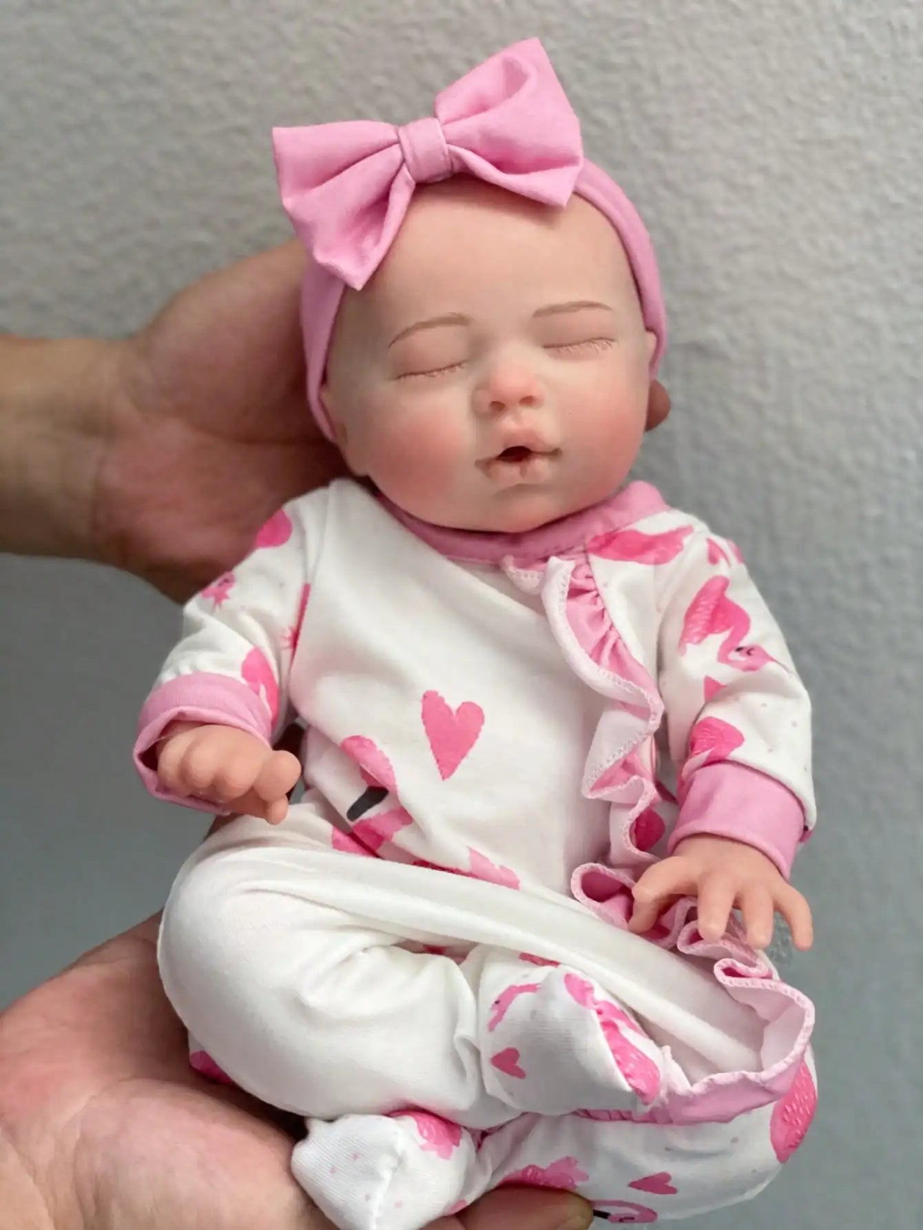 Saskia 13 Inch Can Drink Reborn Doll Handcraft Lifelike Vivid Simulated Newborn 3D Details Painting Silicone Reborn Baby Girl