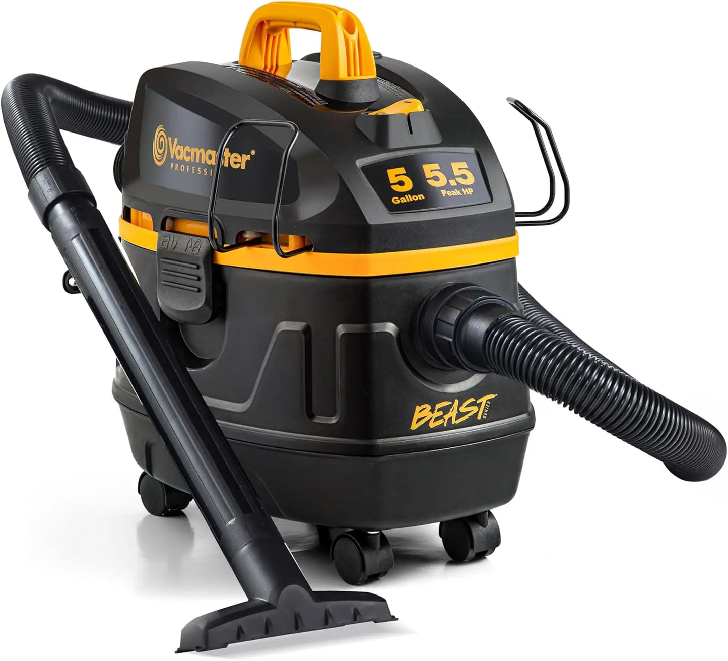 5-Gallon Wet/Dry Vacuum with 5.5 HP, 320 Air Watts Power, 9 Accessories & Blower Function