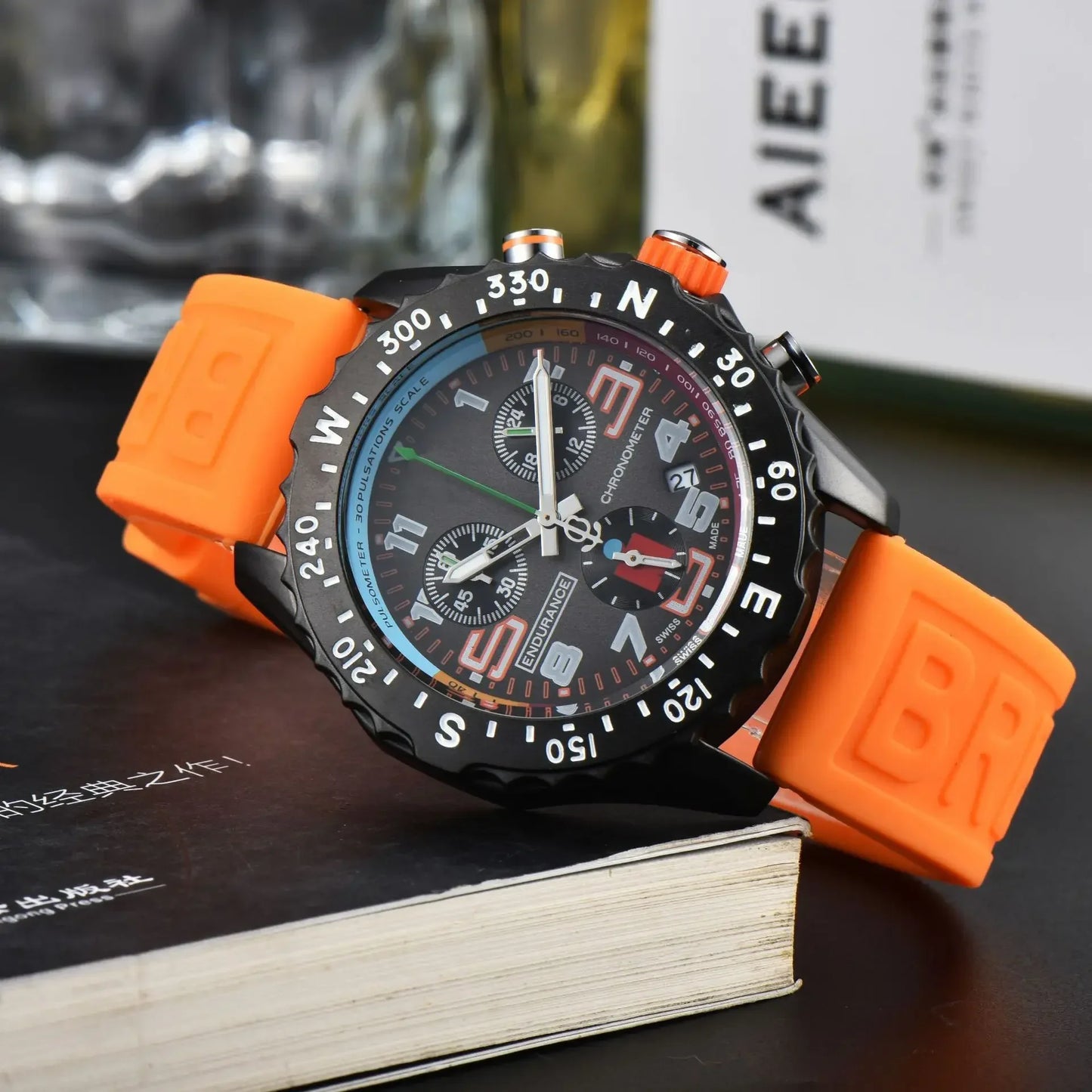 Men's Luxury Business Chronograph Watch - Multi-Function Quartz, Durable Date AAA+ Quality, Professional Style