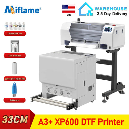 A3+ XP600 DTF Printer impresora dtf textil Directly to Film Transfer Printer For Hoodies Clothes jeans T shirt Printing Machine