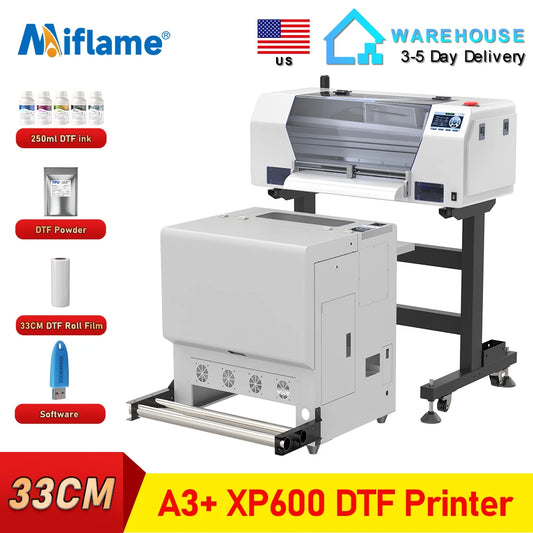 A3+ XP600 DTF Printer impresora dtf textil Directly to Film Transfer Printer For Hoodies Clothes jeans T shirt Printing Machine