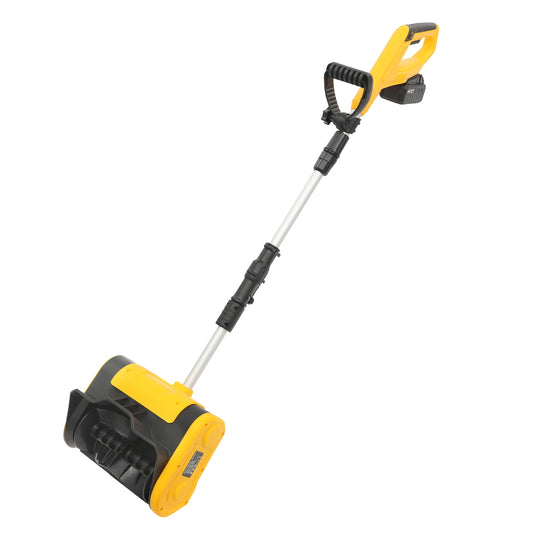 12.6" Cordless Snow Shovel Battery-powered Snow Thrower Snow Blower Cleaning 20V
