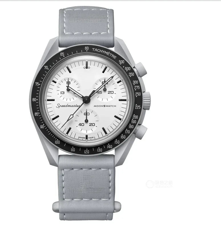 2025 Fashion Man Watch Moon Joint Space Moon Mission Six-hand Chronograph Quartz Men's and Women's Watches