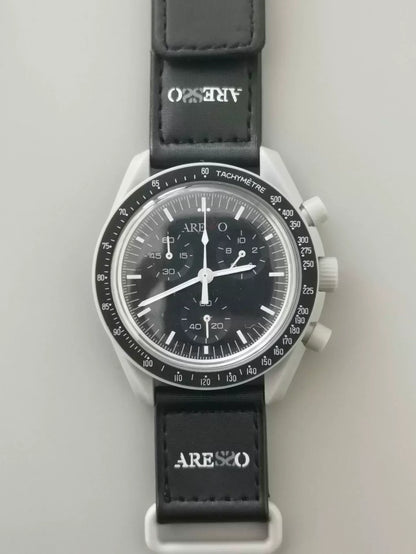 2025 Fashion Man Watch Moon Joint Space Moon Mission Six-hand Chronograph Quartz Men's and Women's Watches